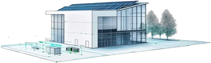 Moderne Energienutzung in Immobilie